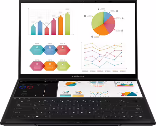 ASUS Zenbook Duo OLED UX8406CA-PZ166X - Ordenador Portátil 14`` WQXGA+ 120Hz (I | 90NB14X1-M009X0 | 4711387810835 imagen 8