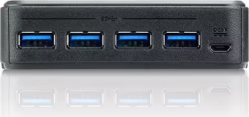 Aten Switch de periféricos USB 3.2 Gen1 de 2 x 4 puertos | US234-AT | 4719264643781 imagen 2