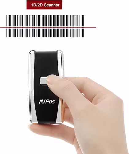 AVPos AVP-BT01-2D lector de código de barras Lector de códigos de barras manos | 733968990518 imagen 3