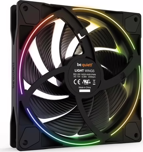 be quiet! Light Wings | 140mm PWM high-speed Carcasa del ordenador Ventilador 14 | 4260052188798 imagen 4