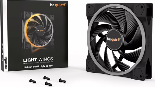be quiet! Light Wings | 140mm PWM high-speed Carcasa del ordenador Ventilador 14 | 4260052188798 imagen 5
