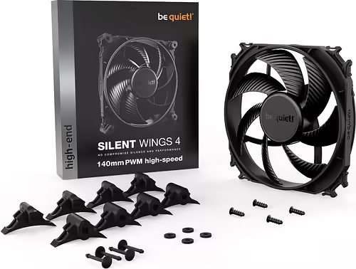be quiet! SILENT WINGS 4 | 140mm PWM high-speed Carcasa del ordenador Ventilador | 4260052188897 imagen 4