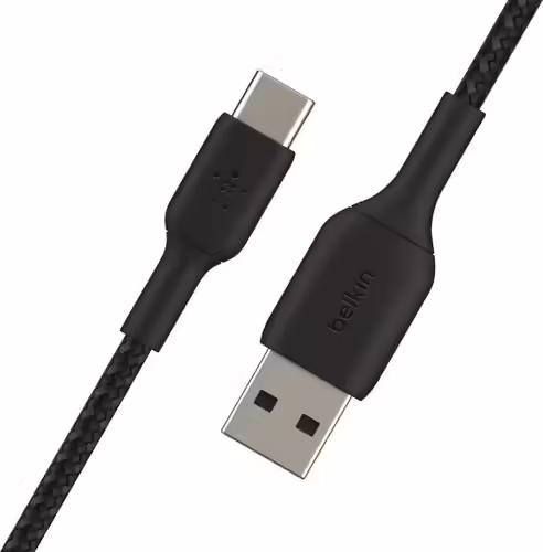 BELKIN cable USB A Macho/USB C Macho, 3 m Negro | CAB002BT3MBK | 0745883788606 imagen 2