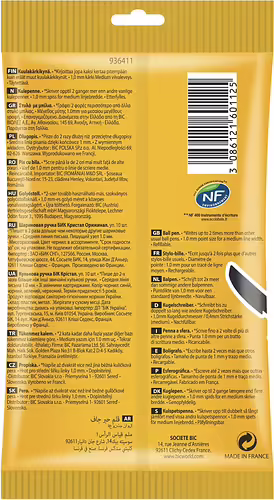 BLISTER DE 10 UNIDADES BOLIGRAFO BIC CRISTAL COLORES AZUL NEGRO ROJO Y VERDE 830 | 830865 | 3086121601125 imagen 2