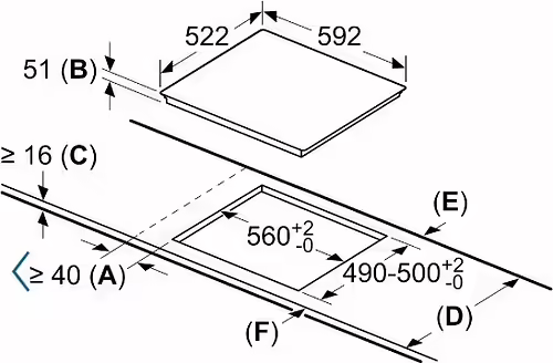 Bosch Serie 4 PID61RBB5E hobs Negro Integrado 59.2 cm Con placa de inducción 3 | 4242005320769 imagen 5