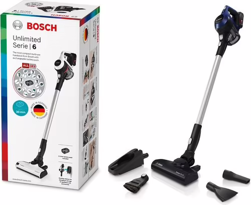 Bosch Serie 6 BBS611MAT aspiradora de pie y escoba eléctrica Sin bolsa 0,3 L Az | 4242005267903 imagen 4