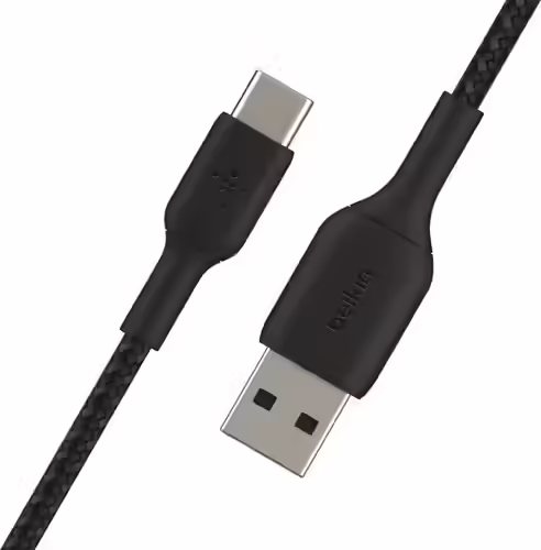 Cable Belkin USB A macho/USB C macho 2 m Negro | CAB002BT2MBK | 0745883788583 imagen 2