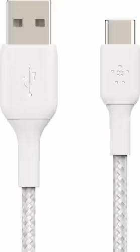 Cable Belkin USB A macho/USB C macho 3 m Blanco | CAB002BT3MWH | 0745883788613 imagen 4
