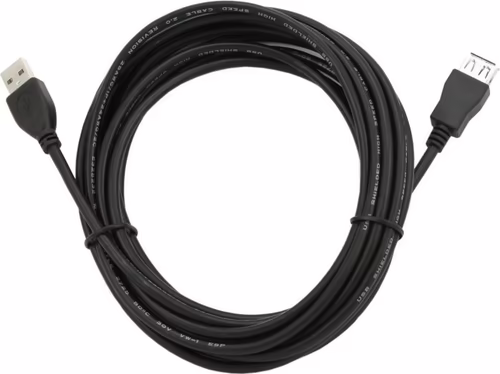CABLE EXTENSOR GEMBIRD USB 2.0 TIPO-A MACHO A USB TIPO-A HEMBRA 4.5M NEGRO CCP-U | CCP-USB2-AMAF-15C | 8716309064026 imagen 2