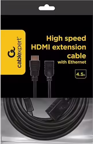 CABLE GEMBIRD HDMI MACHO A HDMI HEMBRA CON ETHERNET 4.5METROS NEGRO CC-HDMI4X-15 | 8716309085380 imagen 6