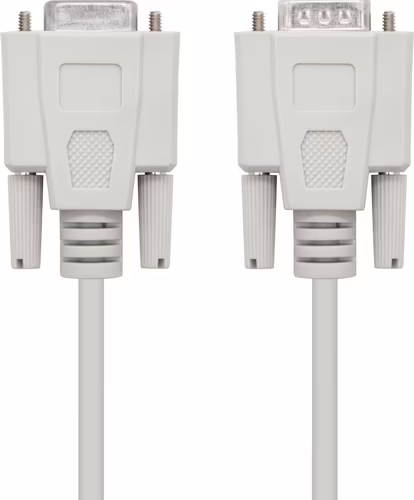 CABLE SERIE NANOCABLE NULL MODEM CONECTORES DB9 MACHO A DB9 HEMBRA 3M BEIGE 10.1 | 10.14.0503 | 8433281004092 imagen 2