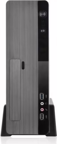 L-link Chasis Semitorre Magna Slim Con fuente 500W Soporta Micro ATX Mini ITX Ba imagen 2
