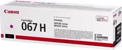 Canon 067H cartucho de tóner 1 pieza(s) Original Magenta | 4549292187625 imagen 3