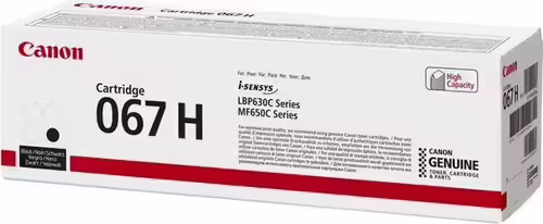 Canon 067H cartucho de tóner 1 pieza(s) Original Negro | 5106C002 | 4549292187397 imagen 3