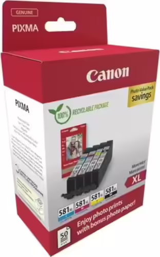 Canon 2052C006 cartucho de tinta 4 pieza(s) Original Alto rendimiento (XL) Negro | 8714574679075 imagen 2