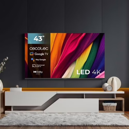 Cecotec ALU40043 109,2 cm (43``) 4K Ultra HD Smart TV Negro | 8435484009782 imagen 3