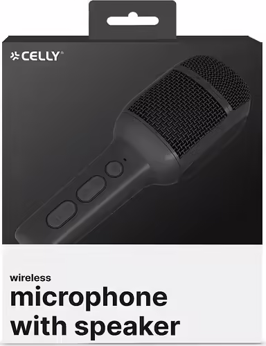 Celly KIDSFESTIVAL2BK micrófono Negro Micrófono para karaoke | 8021735205487 imagen 2