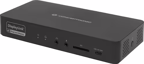 Conceptronic DONN31B base para portátil y replicador de puertos Alámbrico USB | 4015867240755 imagen 4