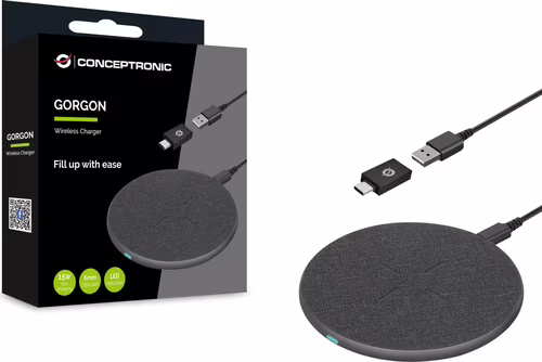 Conceptronic GORGON03G cargador de dispositivo móvil Auriculares, Smartphone Gr | 4015867229149 imagen 2
