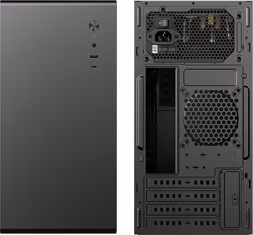 CoolBox CAJA MATX M640C USB-C 3.2 GEN1 FULLMETAL BASIC500GR 500W + 1 VENT. 90MM | COO-PCM640C-1 | 8436624422287 imagen 5