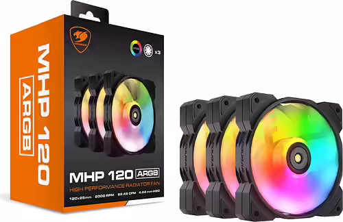 COUGAR Gaming CF-MHP12HB3-RGB Carcasa del ordenador Refrigerador de aire 12 cm N | 3MMHP12A3.0001 | 4710483774164 imagen 8