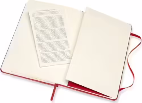 CUADERNO MOLESKINE DE RAYAS MEDIANO TAPA DURA ROJO QP050F2 | 8058647626628 imagen 2