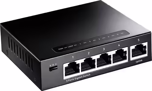 Cudy GS105 switch Gigabit Ethernet (10/100/1000) Negro | 6971690790431 imagen 2