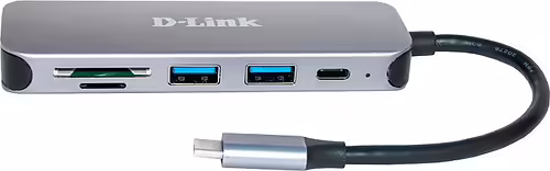 D-Link DUB-2325 hub de interfaz USB Tipo C 5000 Mbit/s Gris | 0790069468575 imagen 2