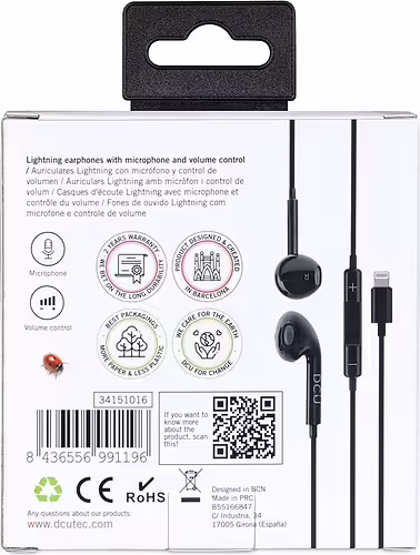 DCU Advance Tecnologic 34151016 auricular y casco Auriculares Alámbrico Dentro | 8436556991196 imagen 3