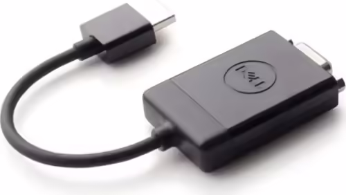 DELL Adaptador de cable de vÍ­deo HDMI, VGA (D-Sub) Negro | DAUBNBC084 | 5397063212965 imagen 2