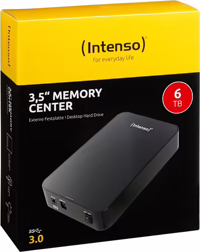 DISCO EXTERNO INTENSO 3.5P 6TB USB 3.0 NEGRO 6031514 | 4034303025459 imagen 3