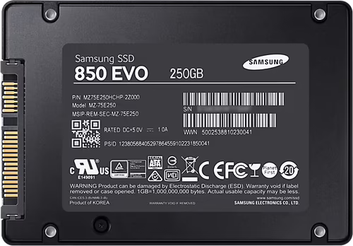 DISCO SSD SAMSUNG 850 EVO 250GB MZ-75E250RW | 8806086712934 imagen 5