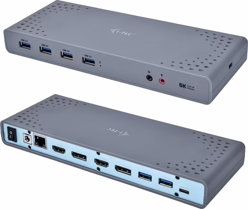 Docking station i-tec usb tipo-c thunderbolt 3 Dual Displayport hdmi negro turqu | CADUAL4KDOCK | 8595611702051 imagen 2