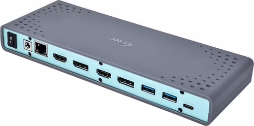 Docking station i-tec usb tipo-c thunderbolt 3 Dual Displayport hdmi negro turqu | CADUAL4KDOCK | 8595611702051 imagen 3