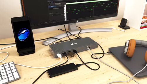 Docking station i-tec usb tipo-c thunderbolt 3 Dual Displayport hdmi negro turqu | CADUAL4KDOCK | 8595611702051 imagen 9