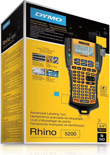 DYMO RHINO 5200 impresora de etiquetas Transferencia térmica 180 x 180 DPI ABC | S0841480 | 3501170841488 imagen 4