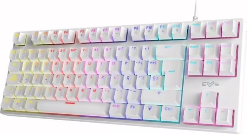 Energy Sistem ESG K7 Silent-Ninja teclado USB QWERTY Blanco | 453313 | 8432426453313 imagen 3