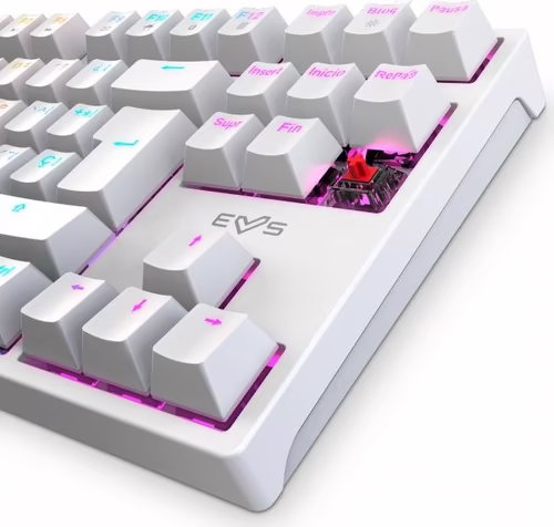 Energy Sistem ESG K7 Silent-Ninja teclado USB QWERTY Blanco | 453313 | 8432426453313 imagen 6