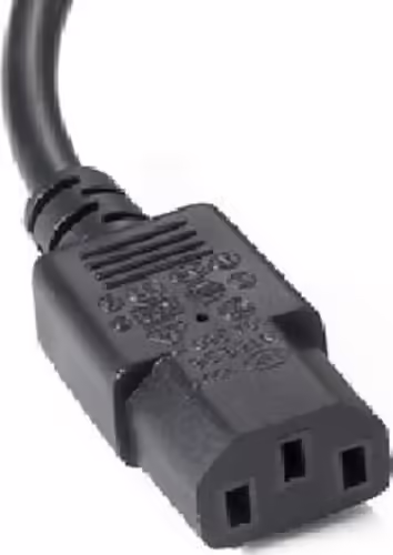 Equip 112210 cable de alimentación Negro 1,6 m C14 acoplador Acoplador C13 2 x | 4015867166338 imagen 2