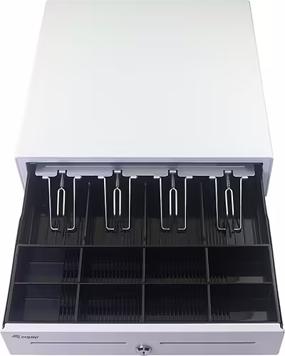 EQUIP CAJON PORTAMONEDAS 351011 BLANCO APERTURA MANUAL Y AUTOMATICA CONECTOR RJ1 | 4015867242469 imagen 4