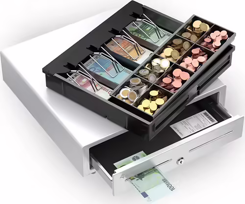 EQUIP CAJON PORTAMONEDAS 351011 BLANCO APERTURA MANUAL Y AUTOMATICA CONECTOR RJ1 | 4015867242469 imagen 9