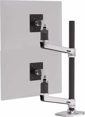 Ergotron LX Series LX Dual Stacking Arm Tall Pole 101,6 cm (40``) Abrazadera Alu | 45-549-026 | 0698833065626 imagen 5