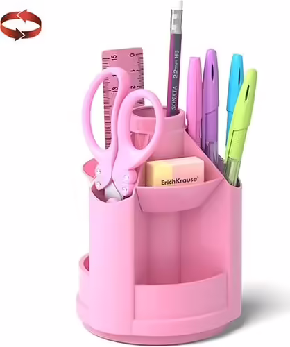ErichKrause Mini Desk porta lápices Plástico Rosa | 4650184532314 imagen 2