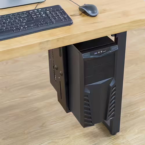 Ewent EW1293 soporte de CPU Soporte para instalación de CPU bajo mesa Negro | 8054392619458 imagen 3