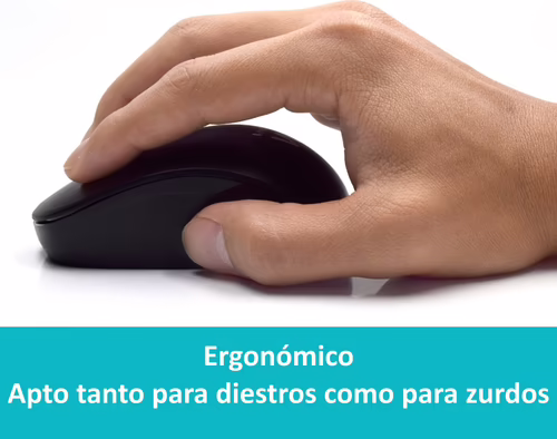 EWENT EW3256 TECLADO Y RATON INALAMBRICOS NEGRO | 8054392616846 imagen 5