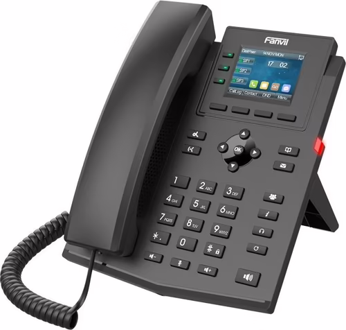 Fanvil X303P teléfono IP Negro 4 líneas LCD | 6937295603873 imagen 2