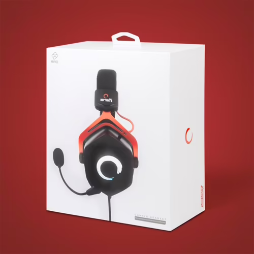 FR-TEC Blade Enso Auriculares Alámbrico Diadema Juego Negro, Rojo | FT2018 | 8436563093340 imagen 3