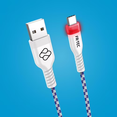 FR-TEC Cable USB-C con LED para Mando PS5 3m | FT0030 | 8436563092084 imagen 2