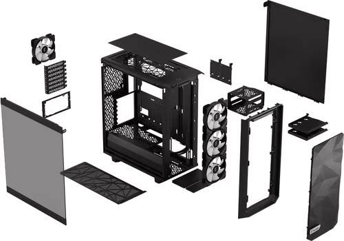 Fractal Design Meshify 2 Compact Lite Negro | FD-C-MEL2C-05 | 7340172703839 imagen 4