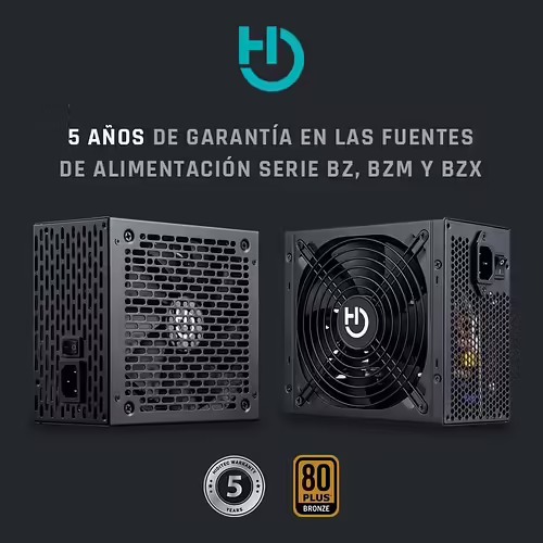 FUENTE ALIMENTACION HIDITEC GAMING BZ-550W 80 PLUS BRONZE PSU010009 | 8436545691175 imagen 5